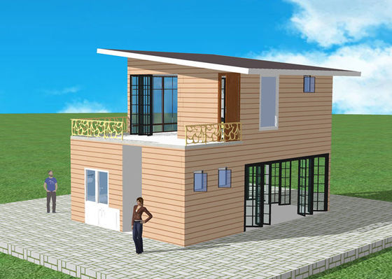 গুণ  Prefab Lightweight Steel Structure Q235 Light Steel Villa Duplex Apartment কারখানা