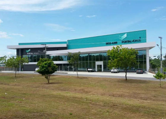 গুণ  Q355 Steel Frame Commercial Buildings Windproof Steel Structure Exhibition Hall কারখানা