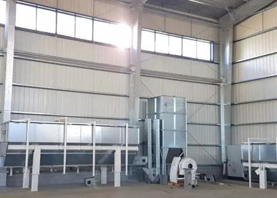 Q235 / Q355 স্টিল স্ট্রাকচার ওয়ার্কশপ প্রিফেব্রিকেটেড স্টিল ফ্রেম বিল্ডিং
