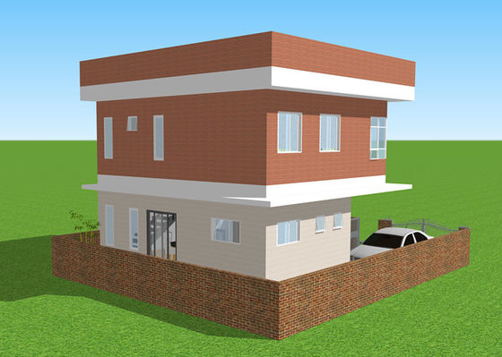 ওডিএম লাইটওয়েট স্টিল স্ট্রাকচার উইন্ডপ্রুফ প্রিফ্যাব্রিকেটেড লাইট স্টিল ভিলা হাউস