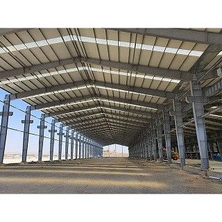 Q355B জলরোধী বড় ইস্পাত কাঠামো গুদাম খোঁচা কাস্টমাইজড