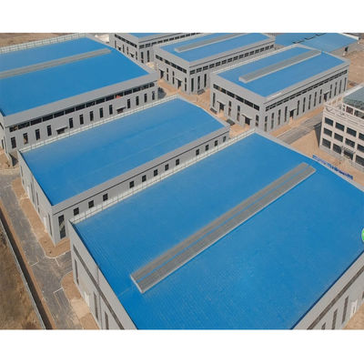 UPVC ডাউনপাইপ সহ Q355 ঢালাই এইচ সেকশন স্টিল স্ট্রাকচার ওয়ার্কশপ