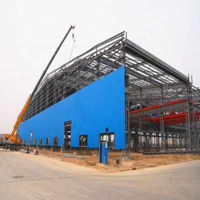 হালকা ইস্পাত কাঠামো কৃষি গুদাম তৈরি কাস্টমাইজড