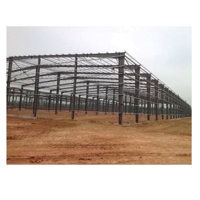কাস্টমাইজড ইন্ডাস্ট্রিয়াল বিল্ডিং বহুতল ইস্পাত কাঠামো গুদাম