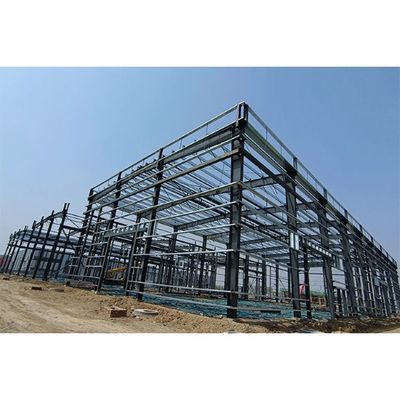 স্থিতিশীল কাস্টমাইজড ইস্পাত কাঠামো গুদাম বহুমুখী বড় স্কেল