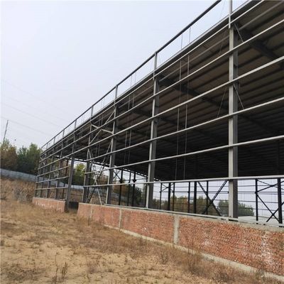 ফায়ারপ্রুফ বড় স্প্যান স্টিল স্ট্রাকচার ওয়ার্কশপ ফ্রেম প্রিফেব্রিকেটেড ISO9001
