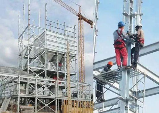 গ্যালভানাইজড স্টিল স্ট্রাকচার ওয়ার্কশপ স্টিল ফ্রেম প্রিফ্যাব ইন্ডাস্ট্রিয়াল জিবি