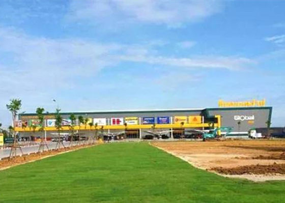 Q355 Q235 কমার্শিয়াল ইন্ডাস্ট্রিয়াল স্টিল ফ্রেম বিল্ডিং কনস্ট্রাকশন প্রিফ্যাব