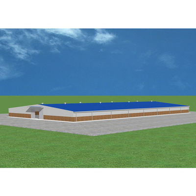 Prefab ইস্পাত কাঠামো গুদাম বিল্ডিং মেটাল ফ্রেম নির্মাণ