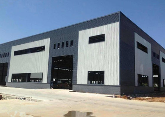 Prefab নির্মাণ কাঠামো গুদাম শিল্প ইস্পাত ফ্রেম বিল্ডিং