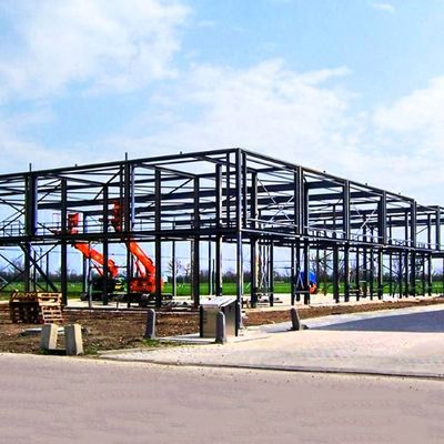 হালকা ওজন ইস্পাত কাঠামো গুদাম ওয়ার্কশপ বিল্ডিং স্টোরেজ কাস্টমাইজড