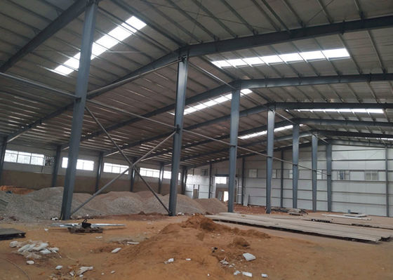 ইন্ডাস্ট্রি স্টিল স্ট্রাকচার হ্যাঙ্গার ফ্রেম প্রিফ্যাব স্টিল ফ্যাব্রিকেশন ওয়ার্কশপ