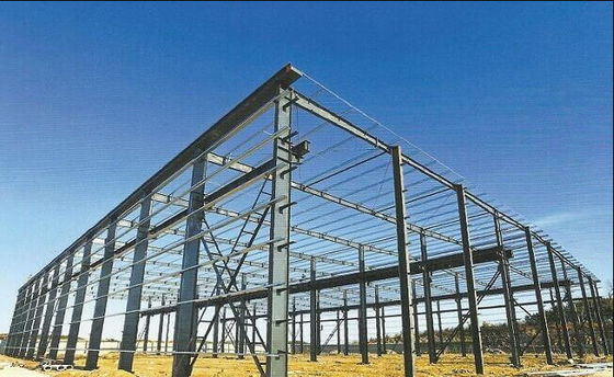 ইন্ডাস্ট্রিয়াল প্রি-ইঞ্জিনিয়ারিং স্টিল স্ট্রাকচার গুদাম