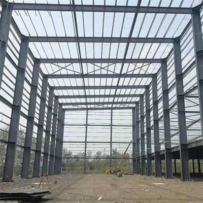 পোর্টাল ইস্পাত ফ্রেম শিল্প ইস্পাত কাঠামো কর্মশালা বিল্ডিং বাঁক ISO9001
