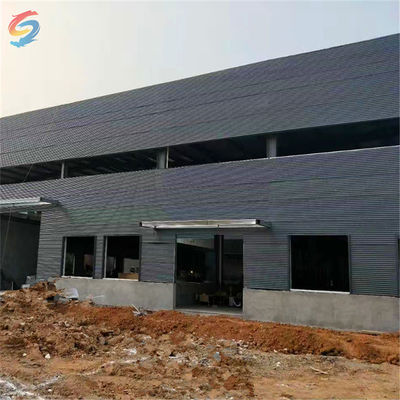 গরম ঘূর্ণিত / ঝালাই H-Section স্টীল বাণিজ্যিক ইস্পাত ফ্রেম ওয়ার্কশপ জন্য বিল্ডিং