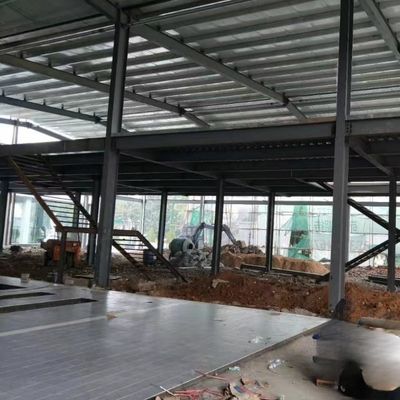 প্রিমিয়াম হালকা ধাতব ঢালাই ছাদ ইস্পাত কাঠামো বিল্ডিং কর্মশালা