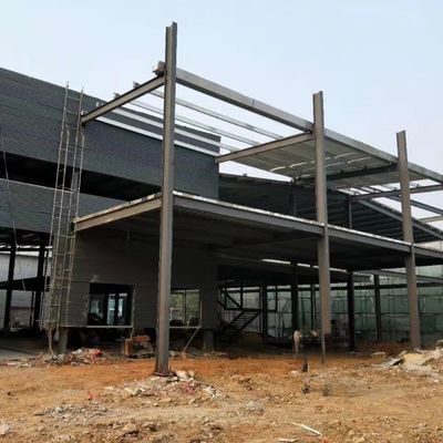 প্রিমিয়াম হালকা ধাতব ঢালাই ছাদ ইস্পাত কাঠামো বিল্ডিং কর্মশালা