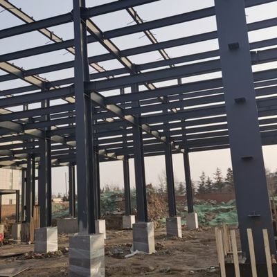 প্রিফ্যাব্রিকেটেড ওয়াইড স্প্যান লাইট স্টিল ইন্ডাস্ট্রিয়াল বিল্ডিং স্টিল স্ট্রাকচার গুদাম