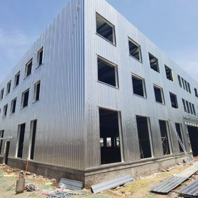 এইচ সেকশন স্টিল স্ট্রাকচার বিল্ডিং ওয়ার্কশপ কাস্টমাইজড ডাইমেনশন