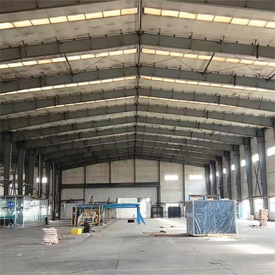 ইন্ডাস্ট্রিয়াল বিল্ডিং প্রিফ্যাব স্টিল স্ট্রাকচার কর্মশালা ধাতু নির্মাণ বিল্ডিং