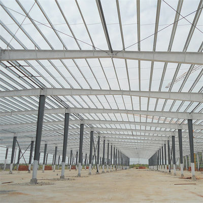 গরম ঘূর্ণিত / ঝালাই H-Section স্টীল কলাম এবং Beams মেটাল বিল্ডিং কর্মশালা