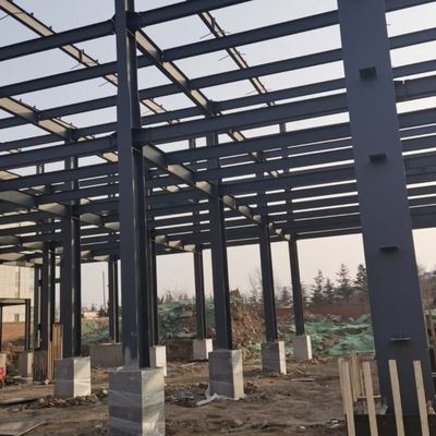 গ্র্যান্ড স্প্যান লাইট স্টিল স্ট্রাকচার বিল্ডিং ওয়ার্কশপ ক্রেন বিম সহ