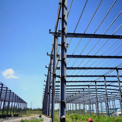 পেশাদার শিল্প ভবন প্রিফ্যাব স্টিল স্ট্রাকচার গুদাম