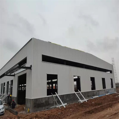 কাস্টমাইজড ইস্পাত কাঠামো কর্মশালা গ্যালভানাইজড পৃষ্ঠ চিকিত্সা এবং উপকরণ সঙ্গে