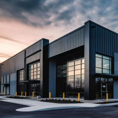 হোটেল এবং রিসর্ট সহ আতিথেয়তা শিল্প প্রকল্পের জন্য উপযুক্ত অ্যালুমিনিয়াম উইন্ডোজ অন্তর্ভুক্ত আধুনিক ইস্পাত কাঠামো