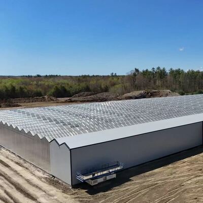 ওয়েনলুও দর্শনীয় কাঁচের গ্রিনহাউস - বৃহৎ আকারের সবজি চাষের গ্রিনহাউস