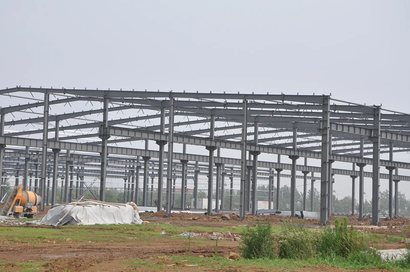 এইচ সেকশন স্টিল স্ট্রাকচার বিল্ডিং ওয়ার্কশপ কাস্টমাইজড ডাইমেনশন 0