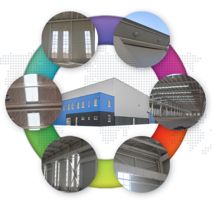 ইস্পাত ধাতব কাঠামো বিল্ডিং শ্যাড আবাসিক গ্যারেজ কর্মশালা 0