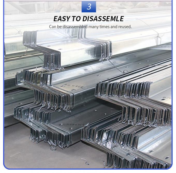 গ্রিড ইস্পাত কাঠামো গুদাম বিল্ডিং ফ্যাব্রিকেশন হট ডিপ গ্যালভানাইজড 2